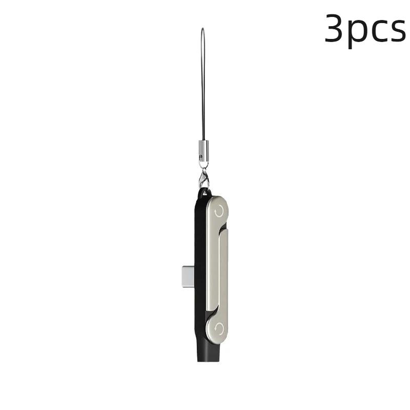 1/2/3 Τεμάχια Βάση Φόρτισης Κινητού Τύπου C USB Αντάπτορας Πολυλειτουργικός Αναδιπλούμενος Μετατροπέας 240W Μετατροπέας Γρήγορης Φόρτισης Με Βάση