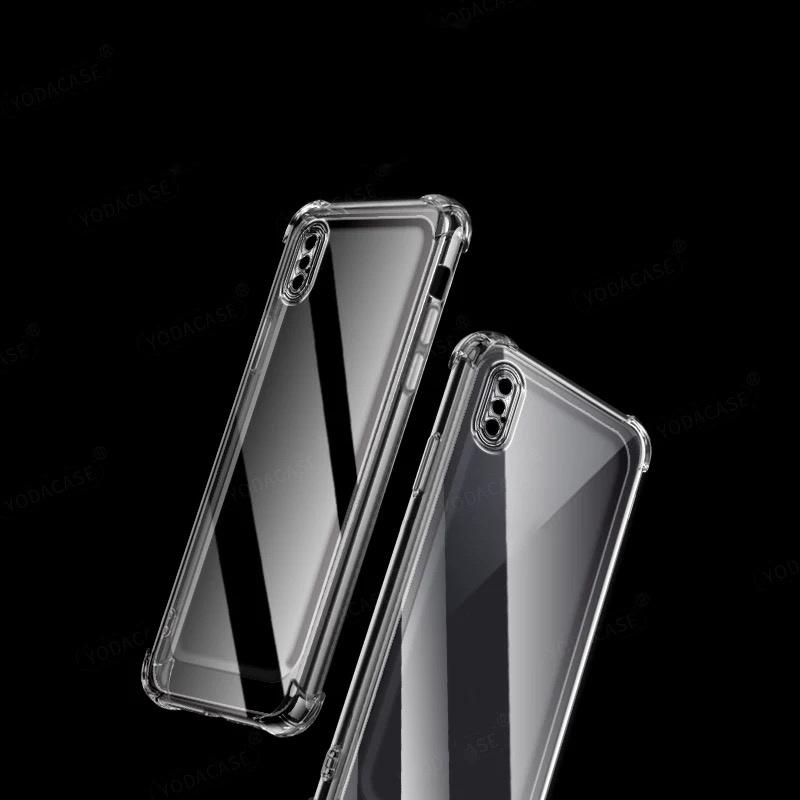 Transparent TPU Shockproof Protection Phone Case for iphone Xs Max / X / XS / XR -Clear