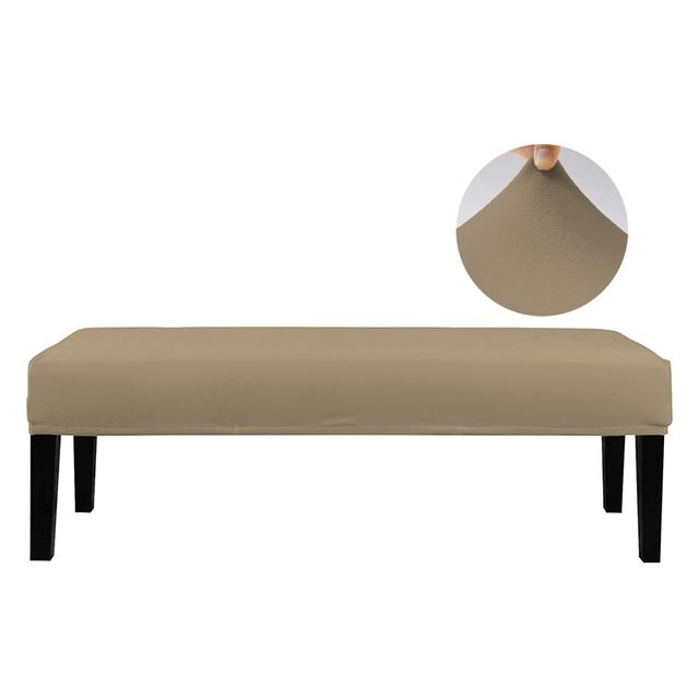 Stretch Potah jídelní lavice Pevný chránič sedadla Obdélníkový do obývacího pokoje pro stoličku ke klavíru