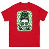 Shenanigans Squad St Patricks Day Unisex Girls Messy Bun TShirt