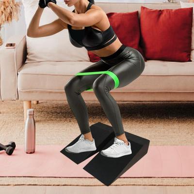 2x Blocs inclinés pour Squats Planches inclinées pour Haltérophilie Équilibrage Sports d'intérieur