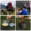 OLOEY Portable Camping Cookware Set with Kettle