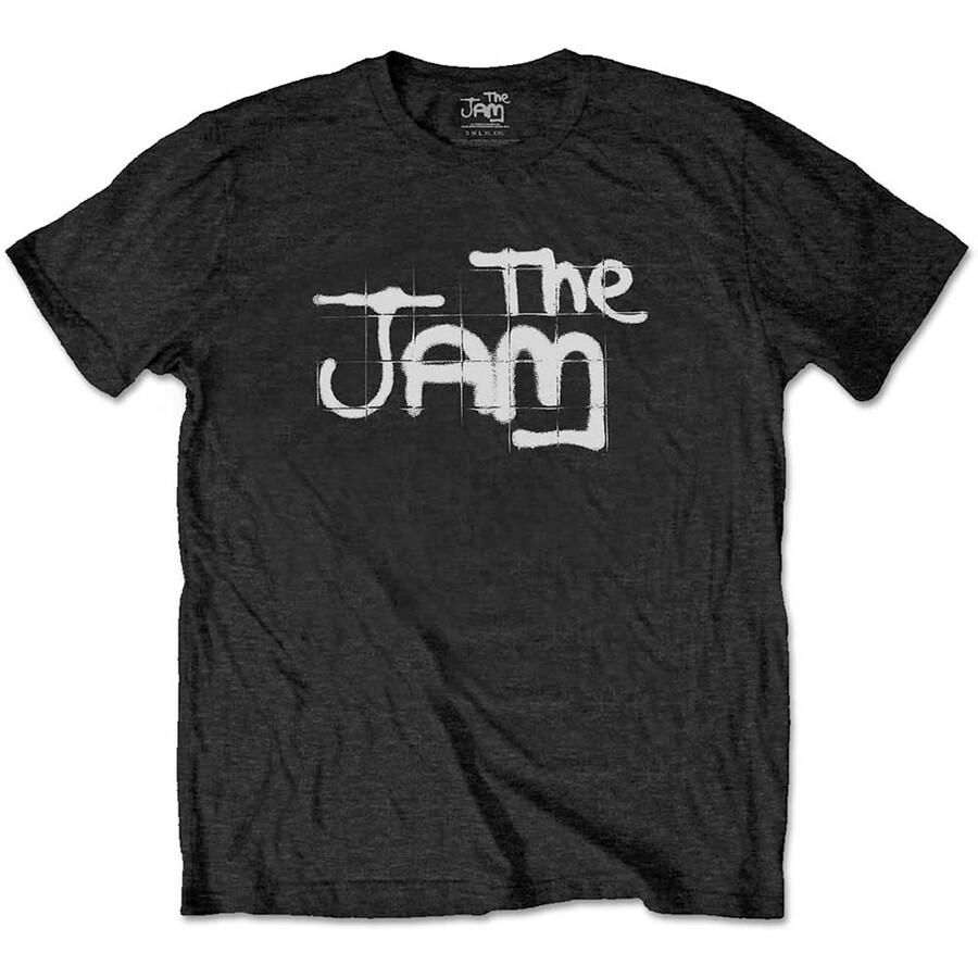 The Jam - Spray Logo - Black t-shirt Unisex T-Shirt S