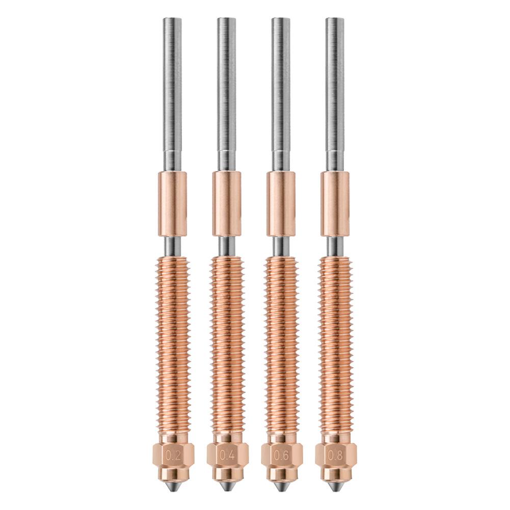 Quick-Swap Nozzle 0.2/0.4/0.6/0.8mm All-Metal Integrated Nozzle High Speed Printing Nozzle for Creality K2 Plus 3D Printer Acces