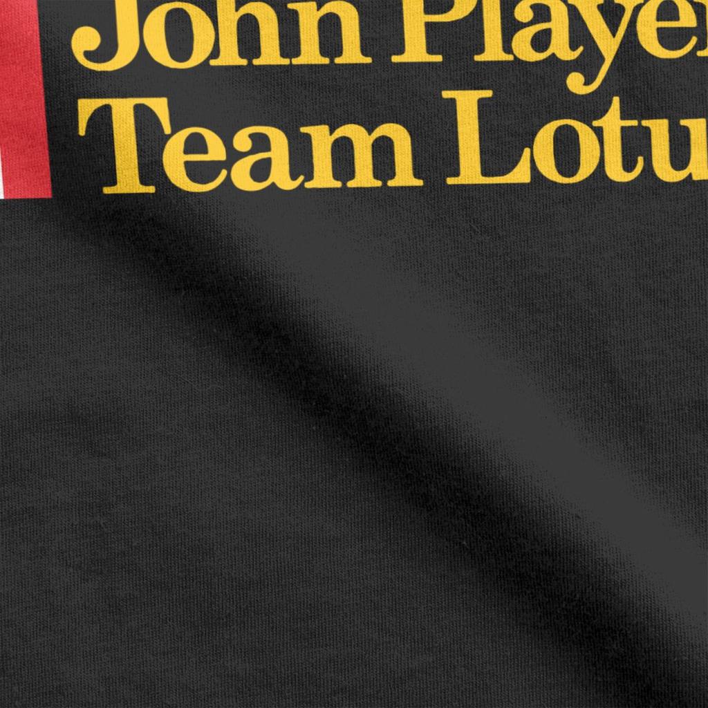 Volný čas Jps John Player Speciální tým Trička Lotus Unisex WoUnisex Tričko z čisté bavlny Trička s krátkým rukávem Dárek k narozeninám Oblečení Unisex