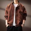 Men's Retro Plaid Stand Collar Jacket