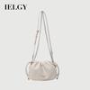 All-Match Bucket Bag Niche Design Chain Cross-Body Pleated Bag