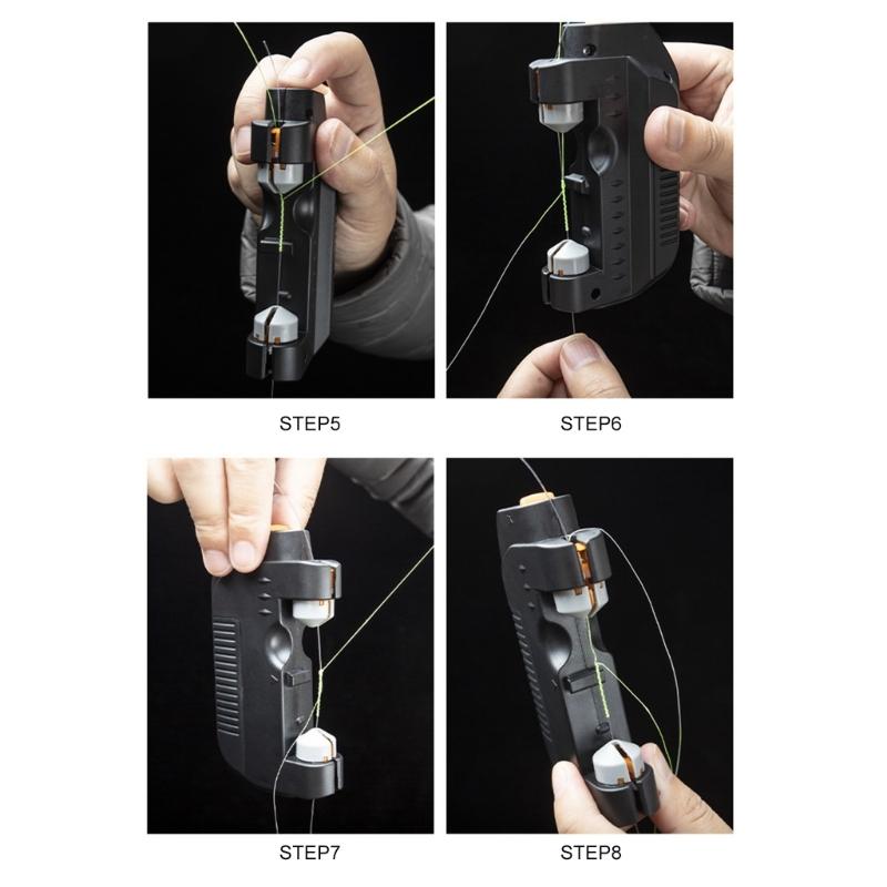 Automatic Fishing Hook Tyer Knot Machine Fast Tying Electric Fishing Hook Line Tying Knotting Device