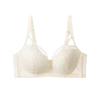 Soft Steel Ring Underwear Women's Thin and Sexy Lace Plus Size Bra Gathered and Supported Summer Thin Bra