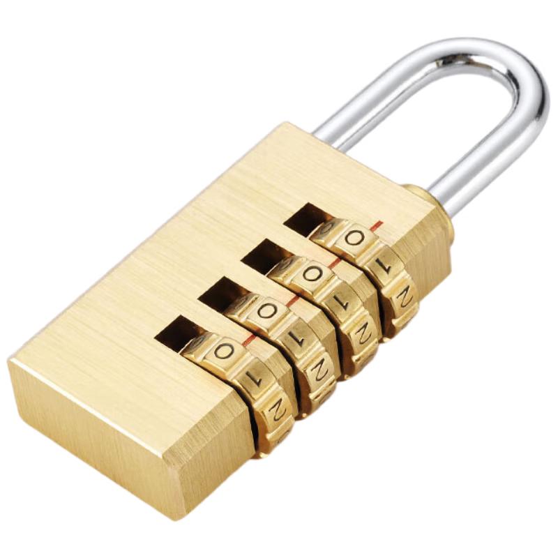 Chuke Brass 4-Digit Combination Padlock
