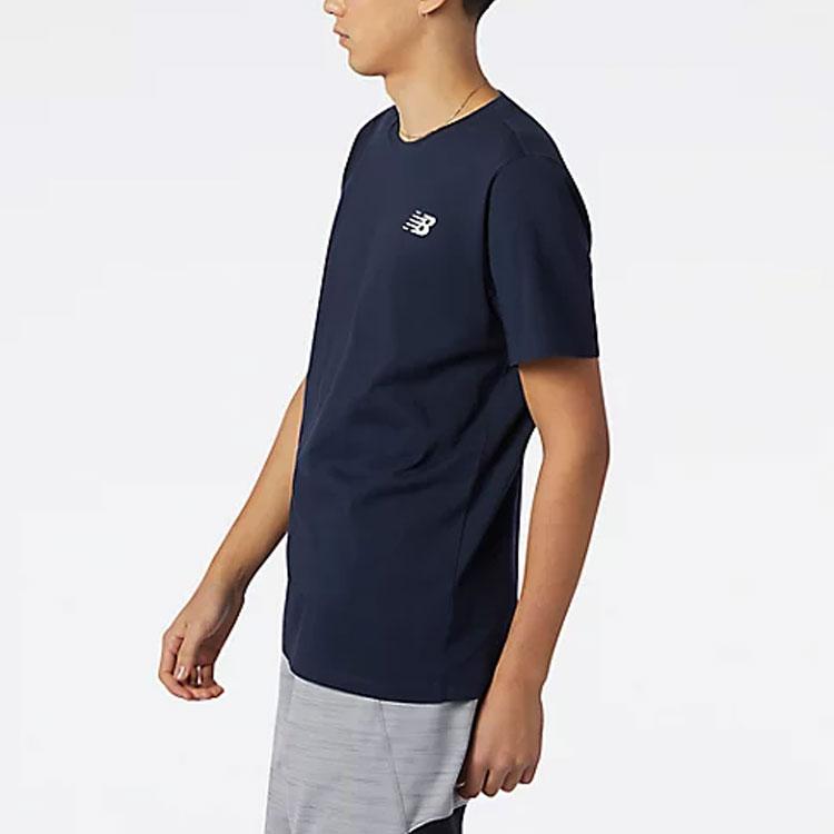 New Balance T Shirt Men's Navy Blue AMT11070-ECL