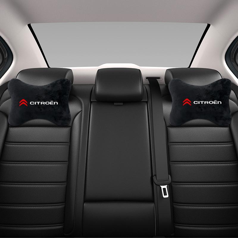 Ganz neu eingetroffen Auto-Nackenkissen beidseitig Baumwollflanell Einzelkopfstütze passend für Citroen C4 C3 C5 C1 C2 Berlingo C-Elysee