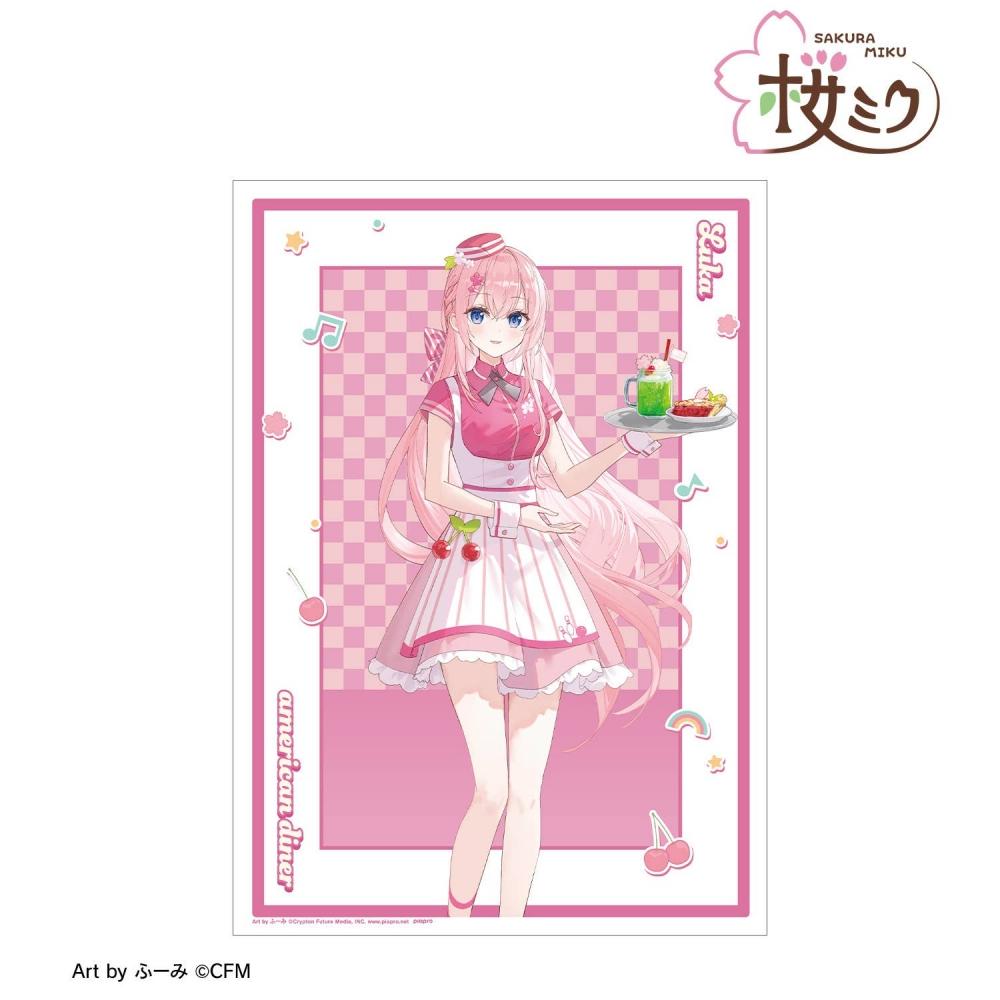 

Vocaloid Hatsune Miku Megurine Luka American Diner Ver. A3 Poster