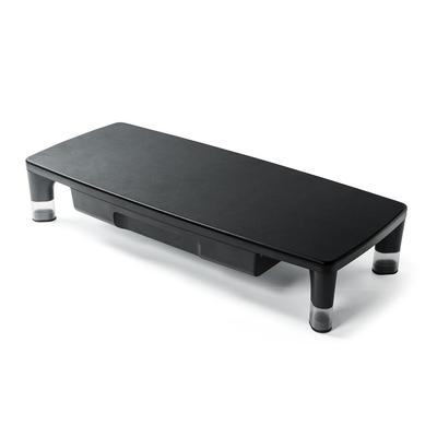 Sanwa Direct Stojan na monitor se zásuvkou, Výškově nastavitelný, Šířka 55 cm, Nosnost 7 kg, 100-MR135