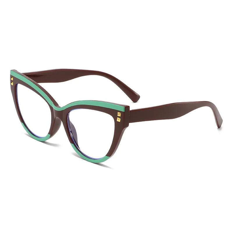 

Новые Модные Женские Очки для Чтения «Кошачий глаз» для Мужчин, Тренд, Очки для Пресбиопии, Защита от Синего Света, Высокая Четкость, Корректирующие Очки +300 зелёный