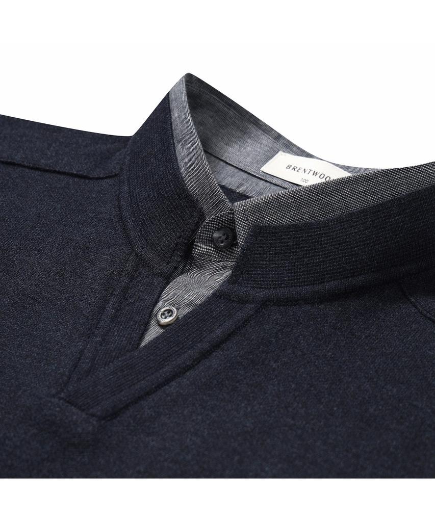 BRENTWOOD Inover Shirt Layered Sweater Brwax26152Nyx