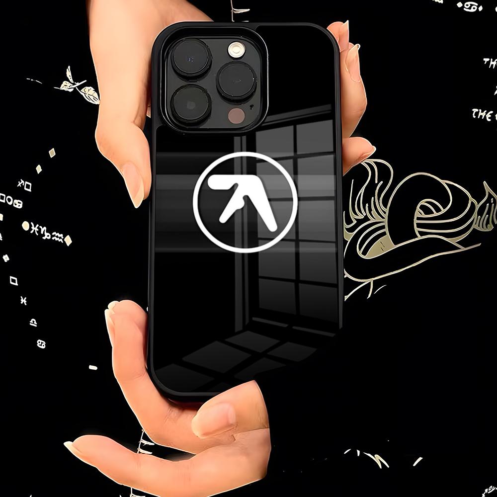 

Aphex Twin Symbol Logo Phone Case PC+TPU For IPhone 17 16 15ProMax 13 16 11 12 14 Pro Xs Max Mini Xr X Plus Cover iPhone Air