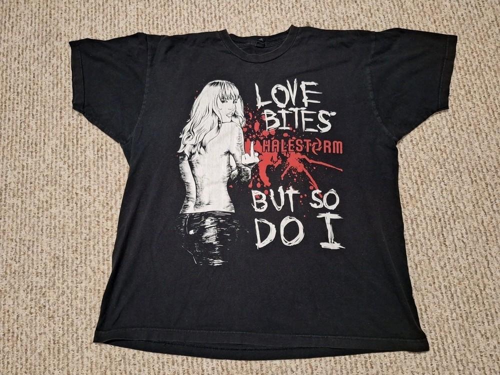 Halestorm Tour Music Love Bites So Do I  S to 5XL SE339 FREE SHIPPING Unisex T-Shirt XXL