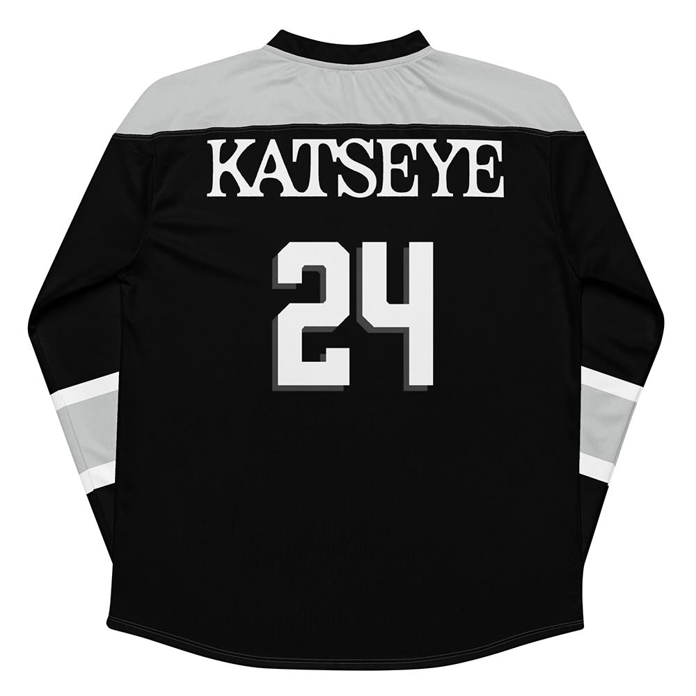 Koreanische Girlgroup KATSEYE Hockey-Trikot Langarm-T-Shirt Unisex Streetwear Lässig 3D-Druck Design T-Shirt