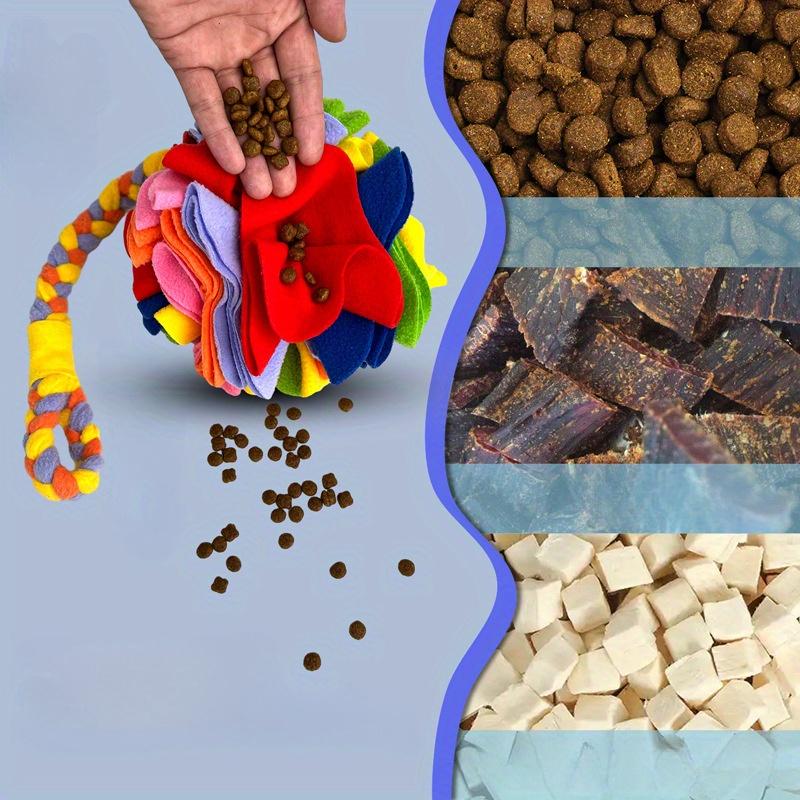 Ručně pletená hračka pro domácí mazlíčky pro psy a kočky - Interaktivní puzzle s pleteným lanem pro čichání, kousání a trénink