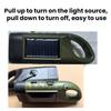 Solar And Hand Crank Flashlight 5-in-1 Emergency LED Light with Type-C Charging Waterproof Portable Power Bank for Camping Outdoor Use