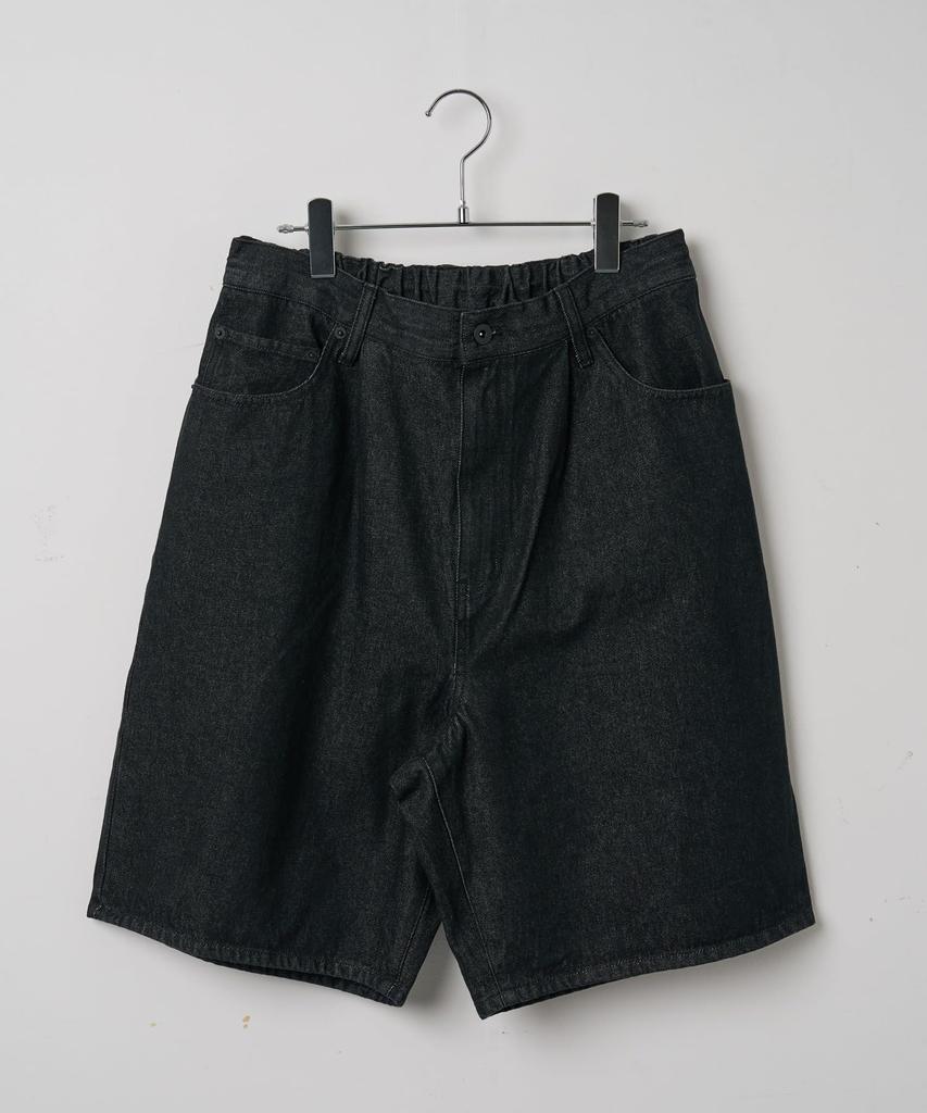 WEGO Unisex Denim Baggy Denim Half Summer Size Black Shorts, Shorts, Trousers, Pants, Shorts, Bottoms, Clothing, Clothes, Streetwear, Gift, Present,