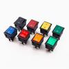 40A High-Power KCD4 Rocker Switch for Welding Machine with Light, Ship-Shaped, Four-Pin, Red/Green