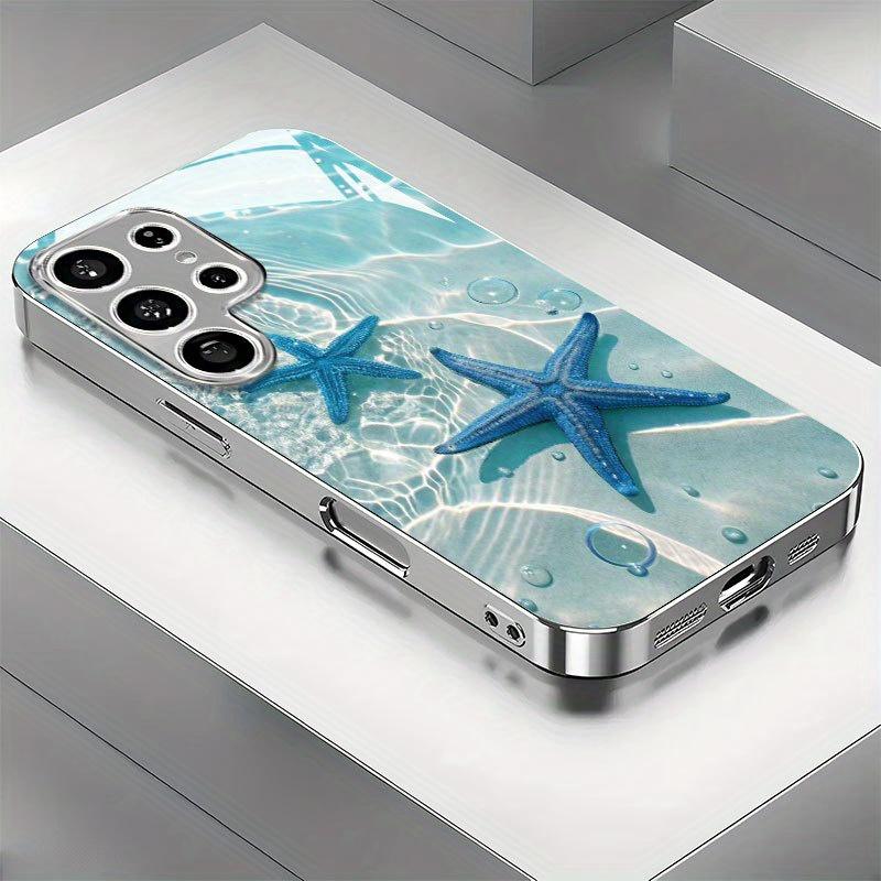 Pozlacený nový obal na telefon pro Samsung Galaxy S26 Ultra S25 Plus S24 S23 S22 fe tvrzené sklo Umělecké texturované vzory