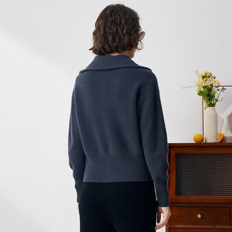 Kemeng Boka Women's Zip Cashmere Cardigan