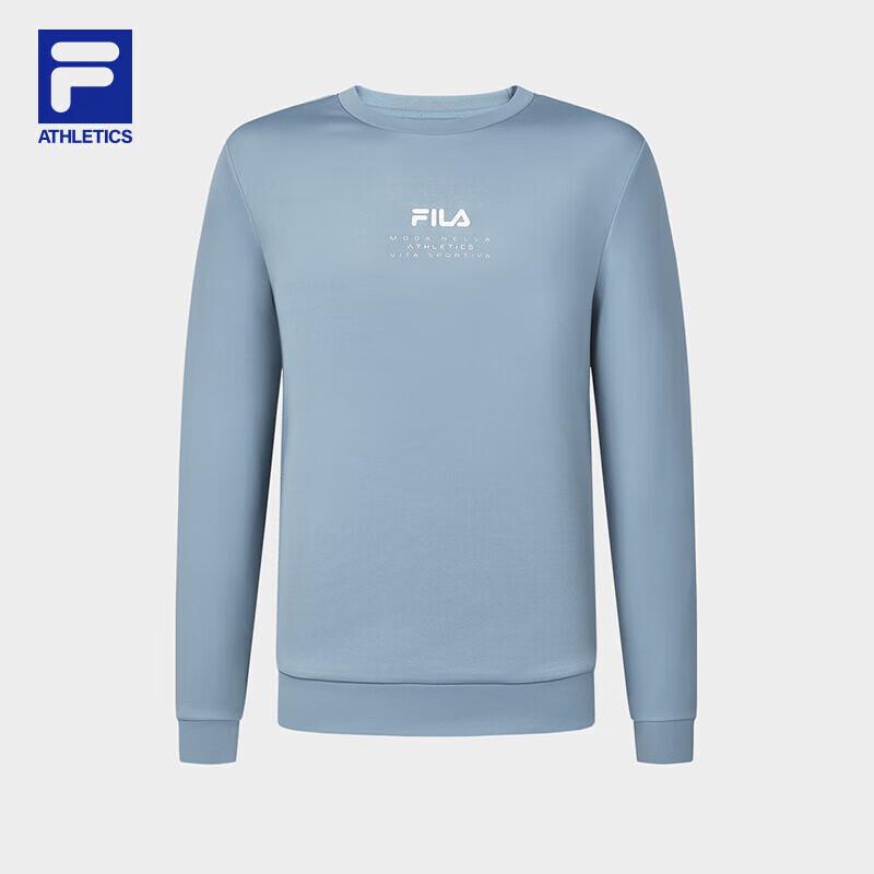 FILA Men s 2024 Spring Knit Long Sleeve Pullover Sweatshirt L