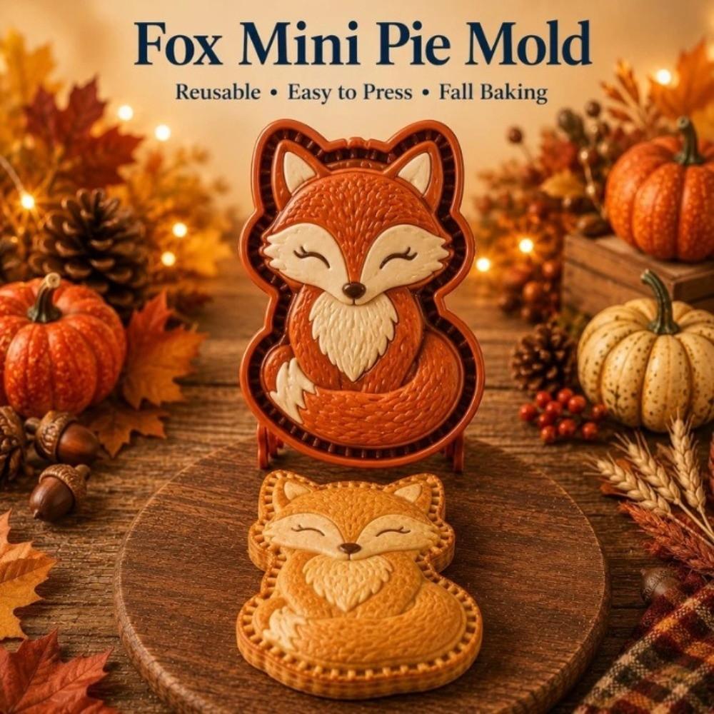 Sled Bell Penguin Pie Mold Collection Red DIY Cake Molds Holiday Cookie Molds Christmas Party
