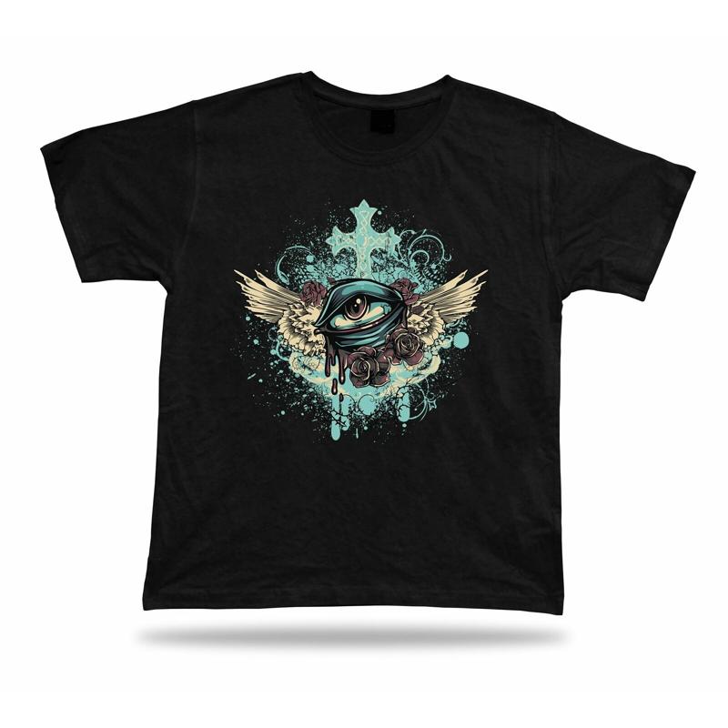 Crying sad eye Floral cool stylish modern t shirt tee idea design gift apparel