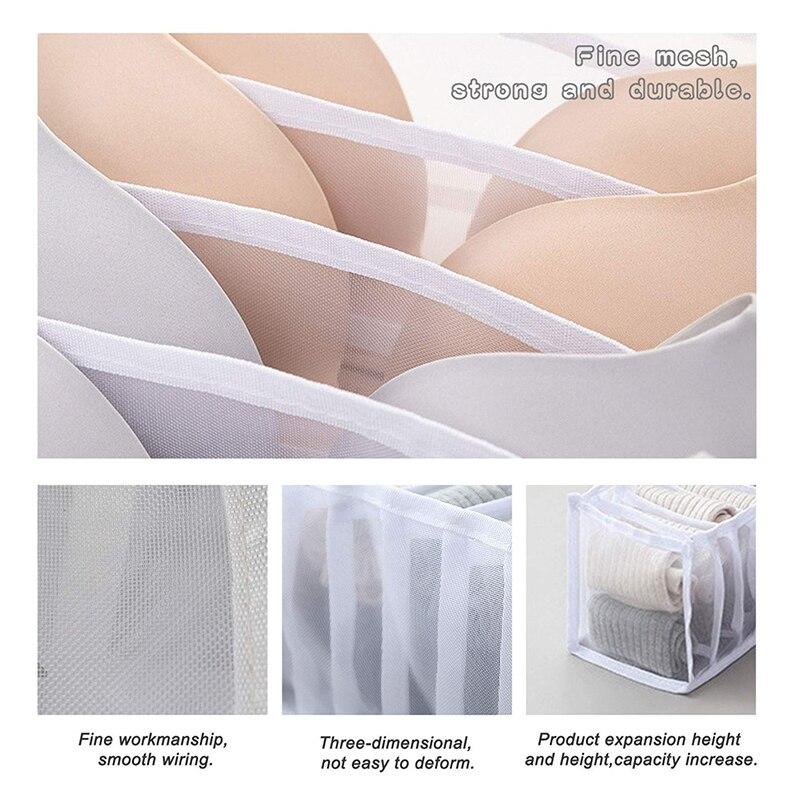 Folding Drawer Storage Box Compartmental Wardrobe Storage Box Suitable For Underwear, Bras And Socks