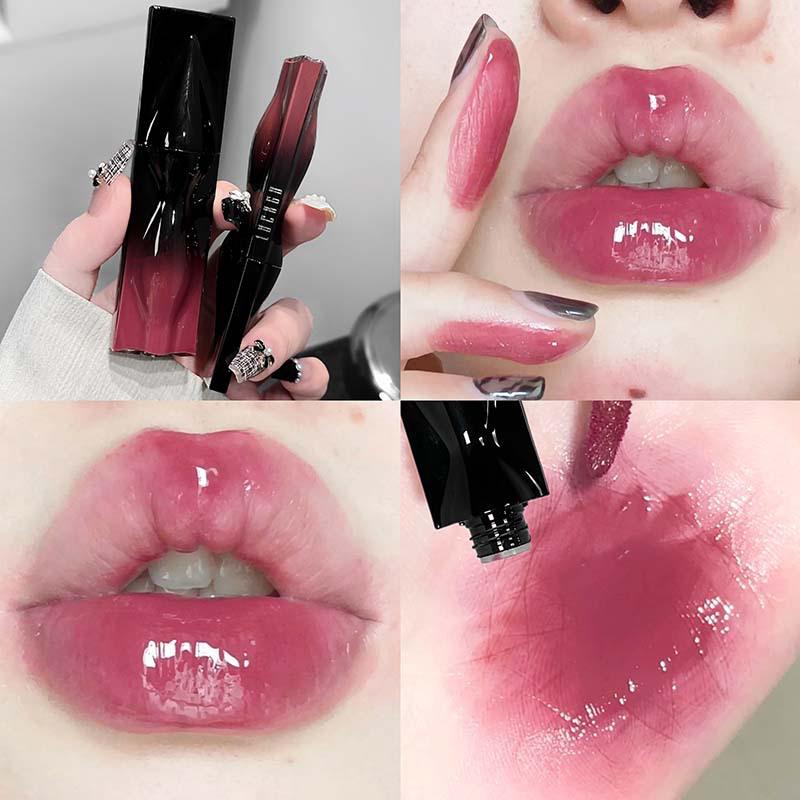 LUCKGO Interstellar Mirror Lip Glaze: Whiten & Gloss for Parties - Ideal for Students.