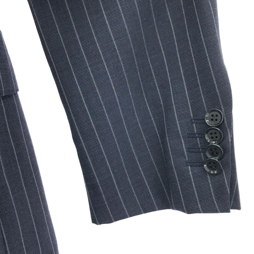 RING JACKET Made In Japan Wool Blend Striped Pattern Tailored Jacket 46 Men's Used