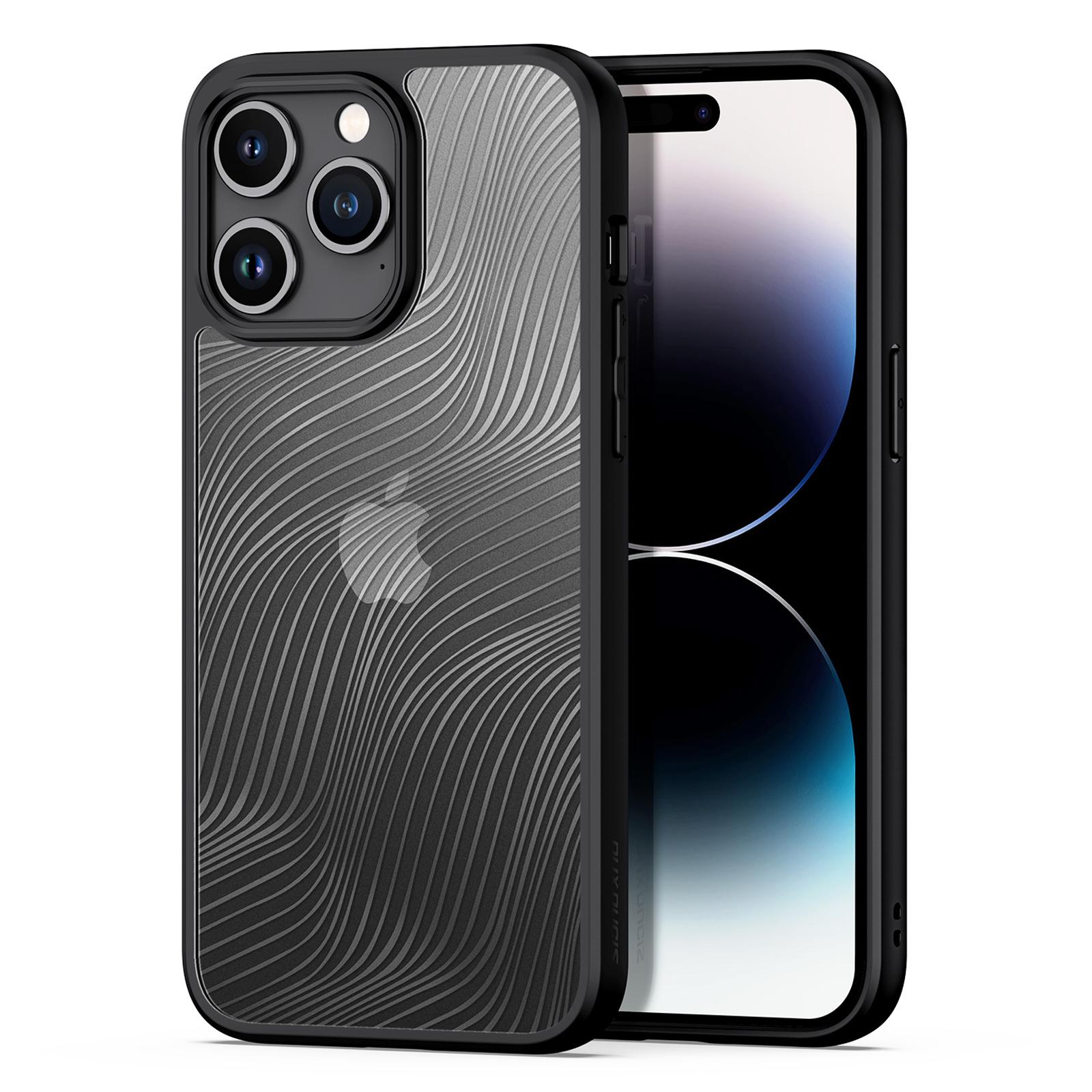 

DUX DUCIS Aimo Series for iPhone 15 Pro Matte Case TPU+PC Anti-drop Phone Cover (REACH Certification) Black