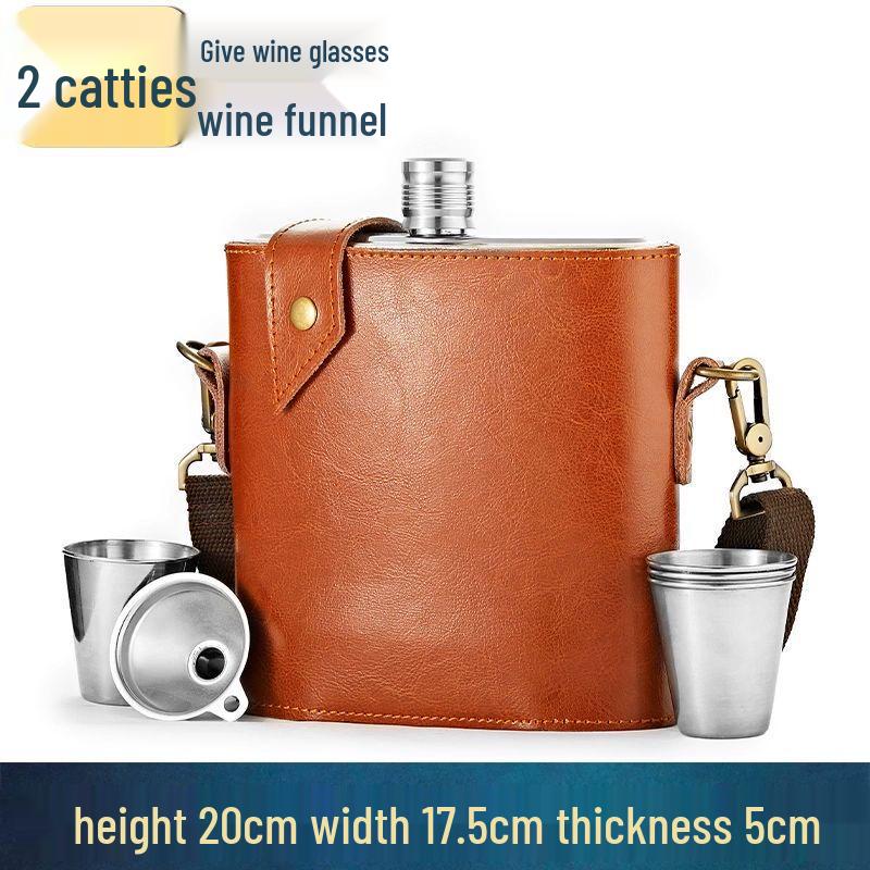 Portable Metal Liquor Flask
