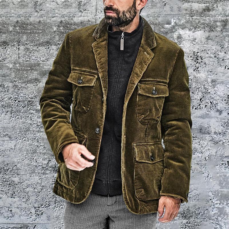 Herenblazer voor lente en herfst, casual mode, effen kleur, jasje, herentop
