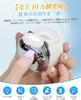 XINGA Electric Nail Clipper 3-in-1 Trimmer File Polisher 3-Speed Stainless Steel Blade LED Light Safety Design Low Noise Ergonomic Care Tool