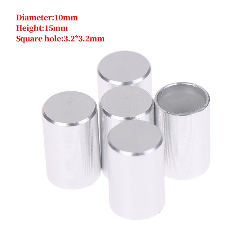 5 stk Aluminiumslegering Lett Trykkbryterhette Datakabinett Tastbryterhette