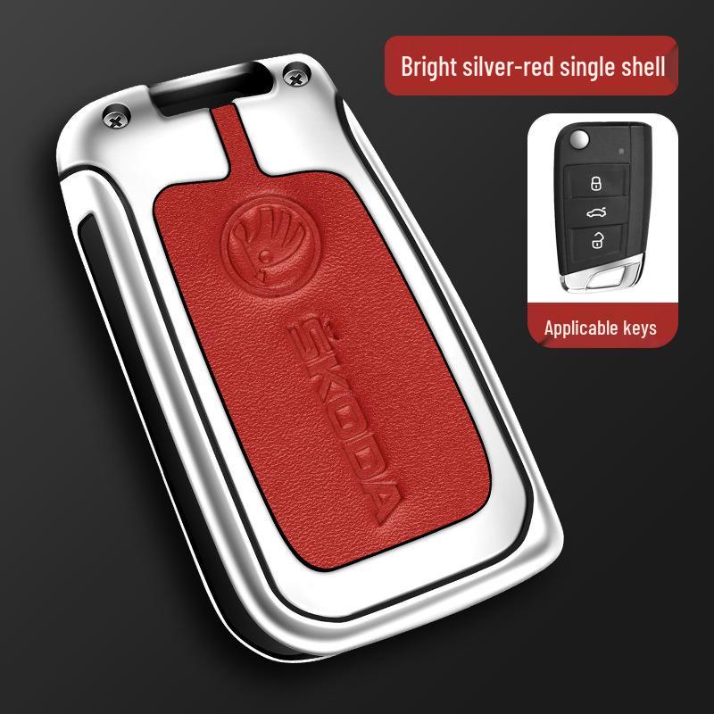 Skoda Key Case for Octavia, Fabia, Kamiq, Superb, Kodiaq, Karoq - Protective Shell