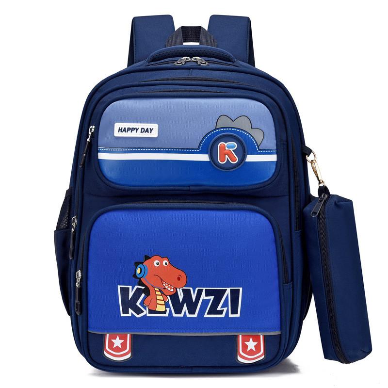 Large Capacity Lightweight Oxford Cloth Children's Backpack For Kids With Cute Cartoon Design