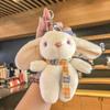 Accessories Creative Gifts Cartoon Long Eared Rabbit Keychain Pendant Plush Doll Cute Schoolbag Pendant Couple Key Chains