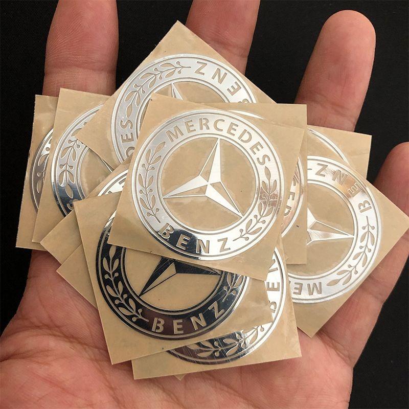 CRD1 2/5/10Pcs Universal Car Badge Sticker Decoration Decor For Mercedes Benz A C S G Class GLC CLE CLA W177 Auto Accessories
