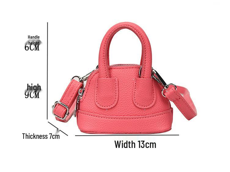2025 Spring Niche High-End Candy Color Mini Shell Crossbody Bag for Girls