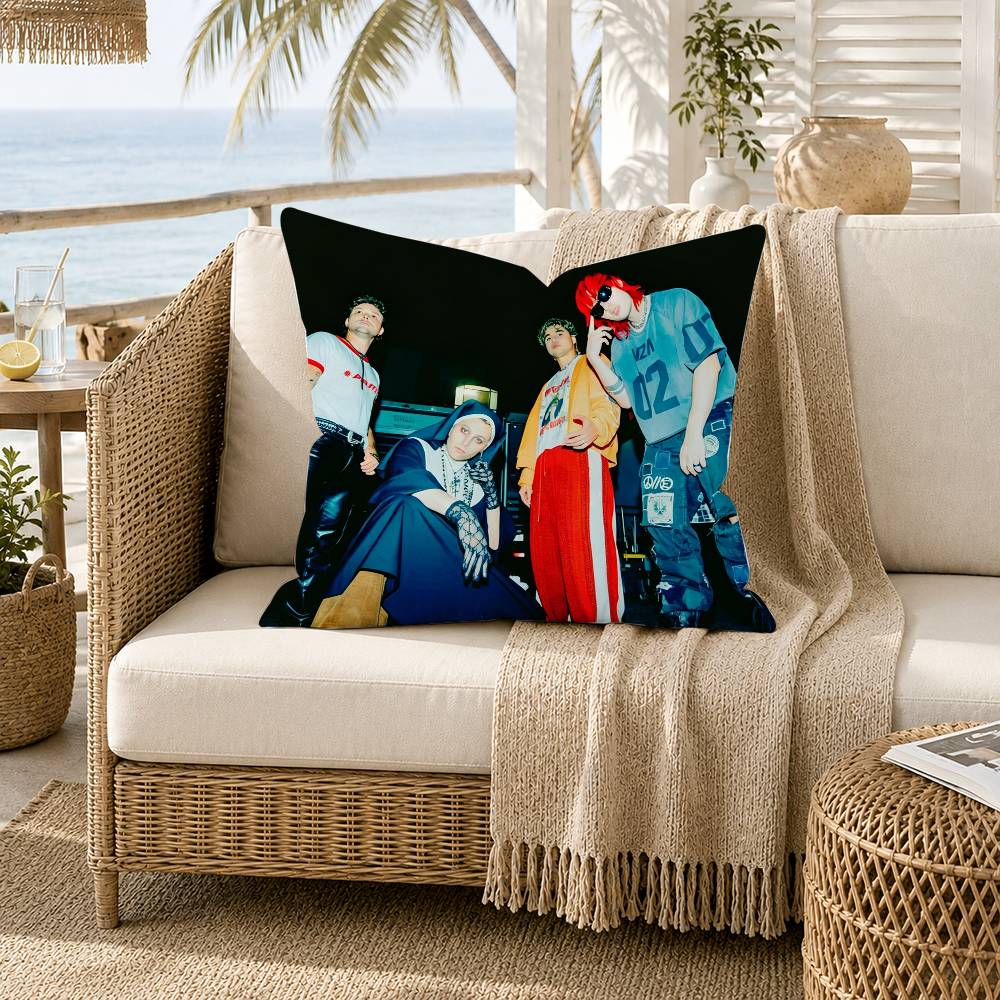 SOS SSeconds of SSummer Pillow Case for Sofa Living Room Home office Decor Protective Cover