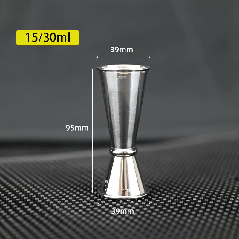 1pc Liquid Measuring Cup Stainless Steel Measure Cup Cocktail Spirit Jigger Mixed Beaker Measure Cup Kitchenware Bar Accessories