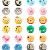 Set of 24 Animal Balls (12 Designs X 2 of Each) (Large Capacity, Perfect for Festivals, Fairs, Kids' Parties, and Events) - 6cm Diameter, Made of