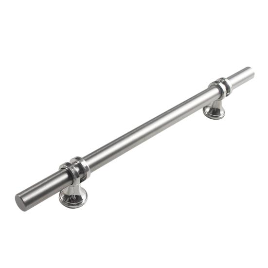 Drawer Handle Stainless Steel Anti-Corrosion Polished Surface Ergonomic Grip Stable Installation Kitchen Cabinet Handle Kitchen Cabinets Furniture