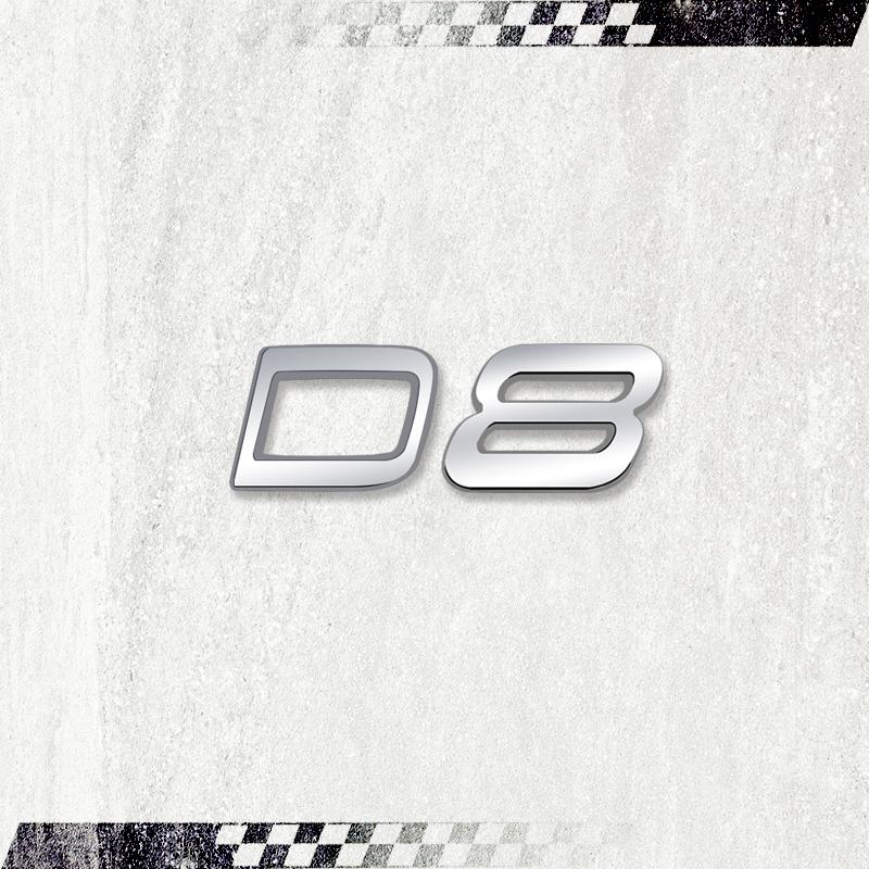 3D Car Sticker D5 D4 D6 D3 D2 Emblem Metal Rear Badge Decal For Volvo XC60 XC90 XC40 XC70 S80 S90 S60 V90 V60 V40 V70 B5 B4 AWD